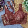 Tew Bollywood Pure Banarasi Silk With Golden Zari Blouse